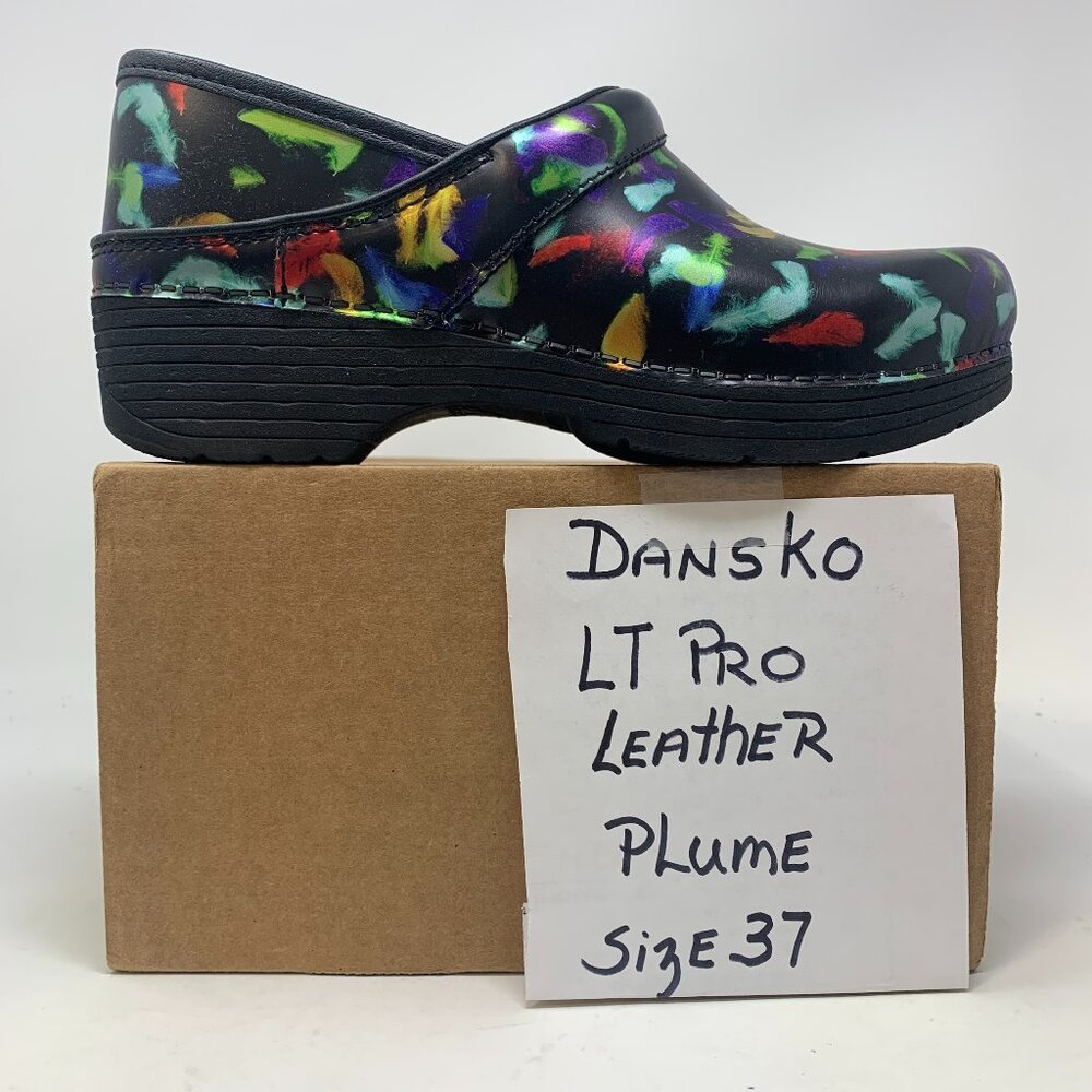Women's Dansko Professional LT Pro Plume Leather Multi-color Size 37 EU US 7M